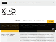 Tablet Screenshot of emccltd.com
